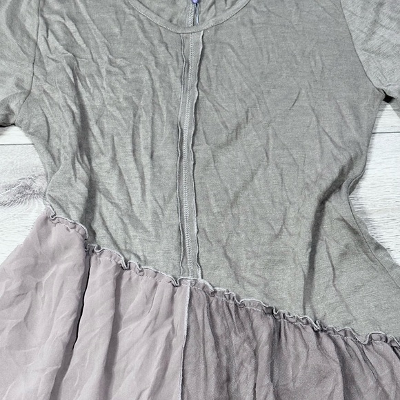 Pretty Angel Navy Blue Layered Tunic Top - Picture 6 of 14